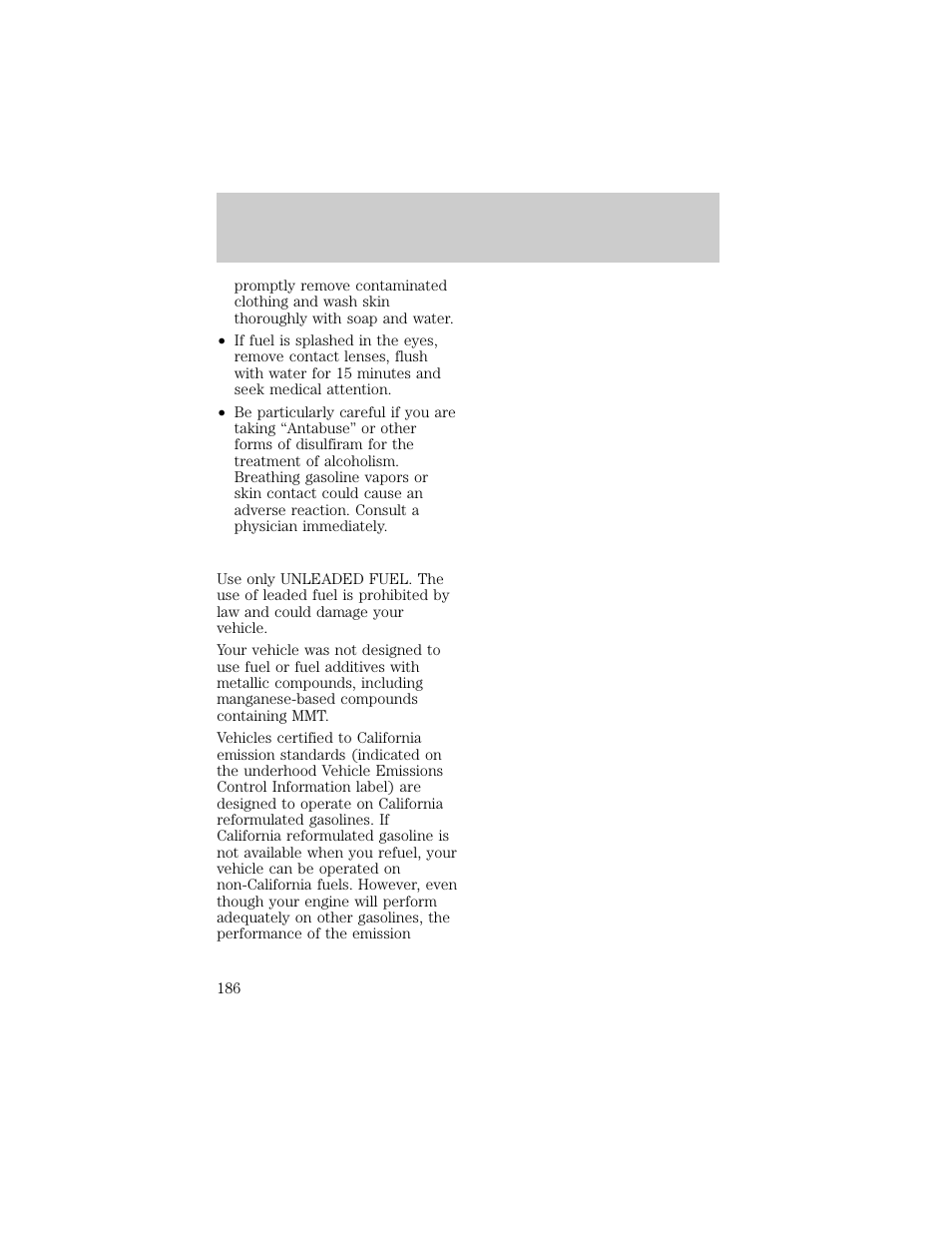 Maintenance and care | FORD 1998 F-150 User Manual | Page 186 / 219