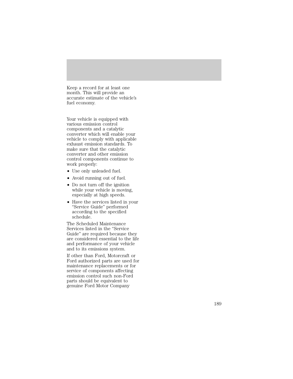 Maintenance and care | FORD 1998 F-150 User Manual | Page 189 / 219