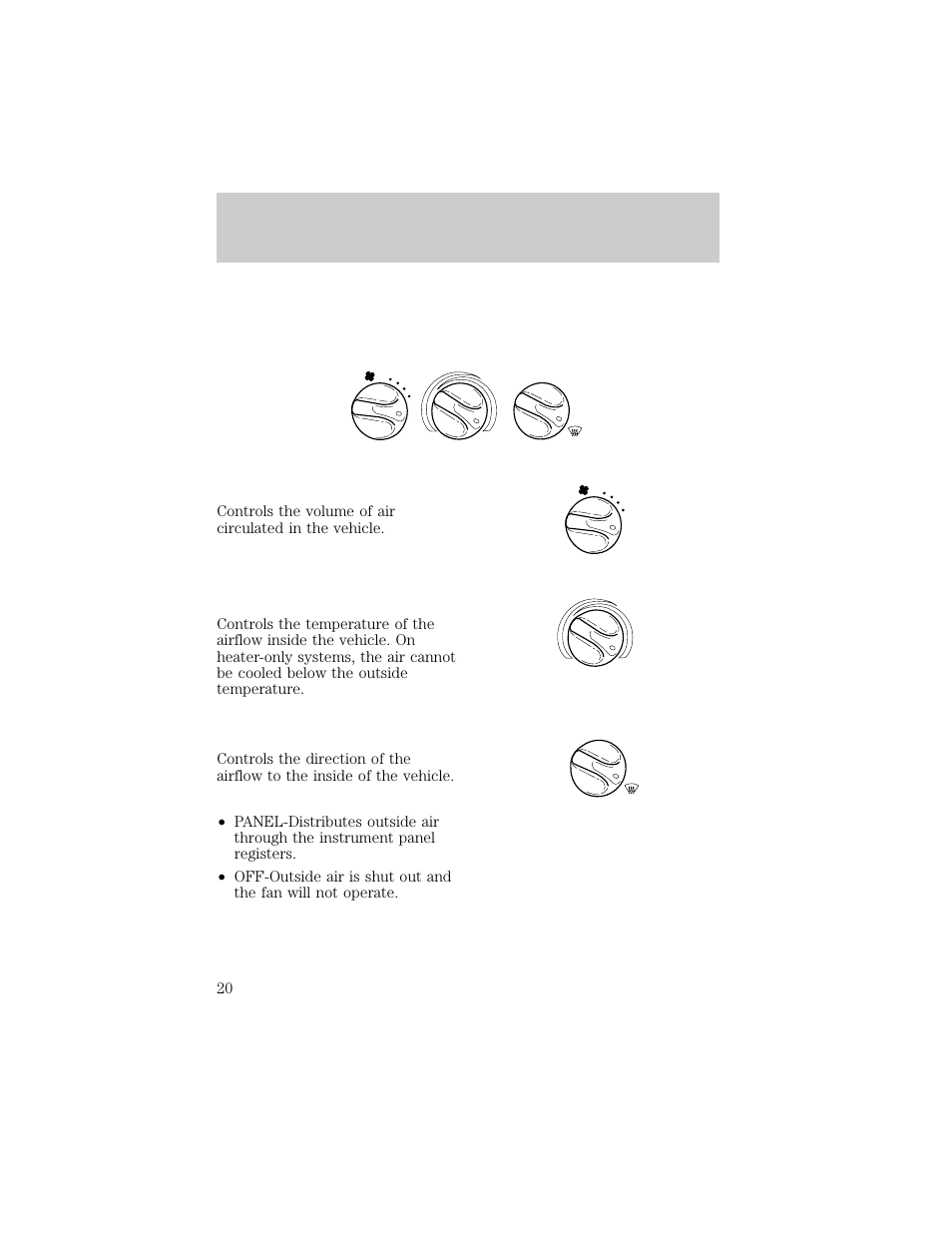 Controls and features | FORD 1998 F-150 User Manual | Page 20 / 219