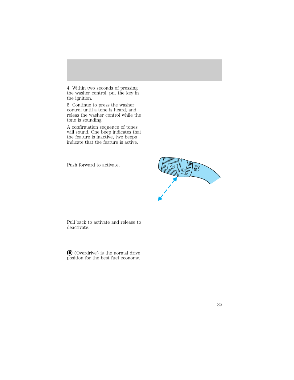 Controls and features | FORD 1998 F-150 User Manual | Page 35 / 219
