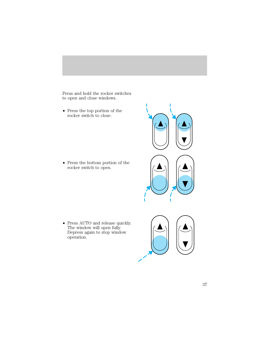 Controls and features | FORD 1998 F-150 User Manual | Page 37 / 219