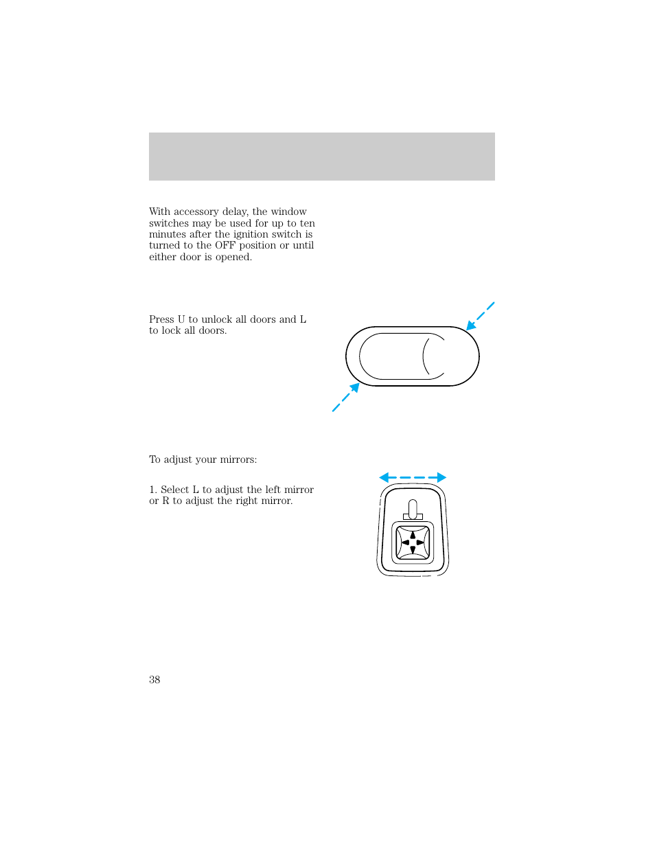 FORD 1998 F-150 User Manual | Page 38 / 219