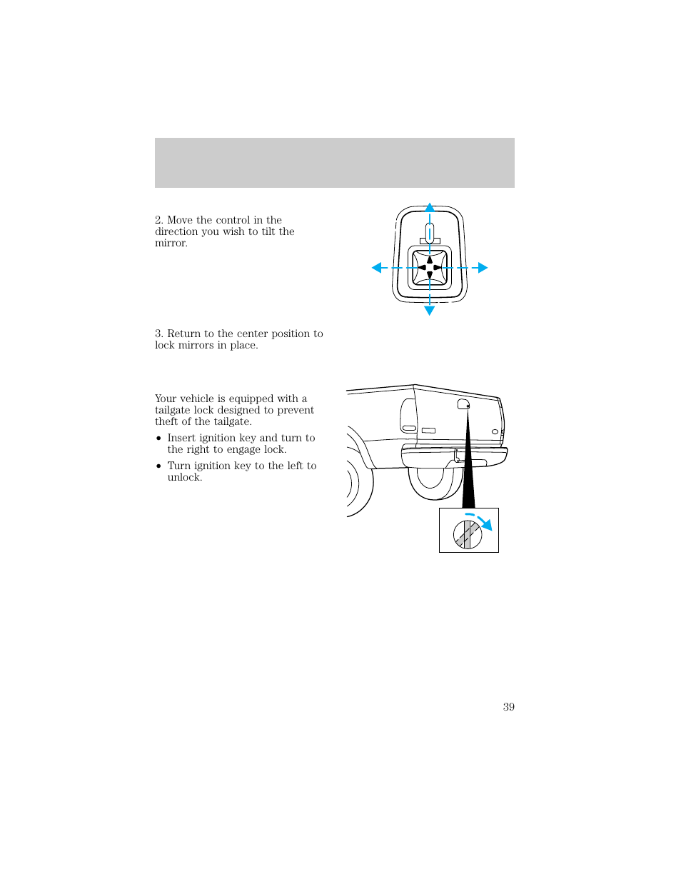 Controls and features | FORD 1998 F-150 User Manual | Page 39 / 219