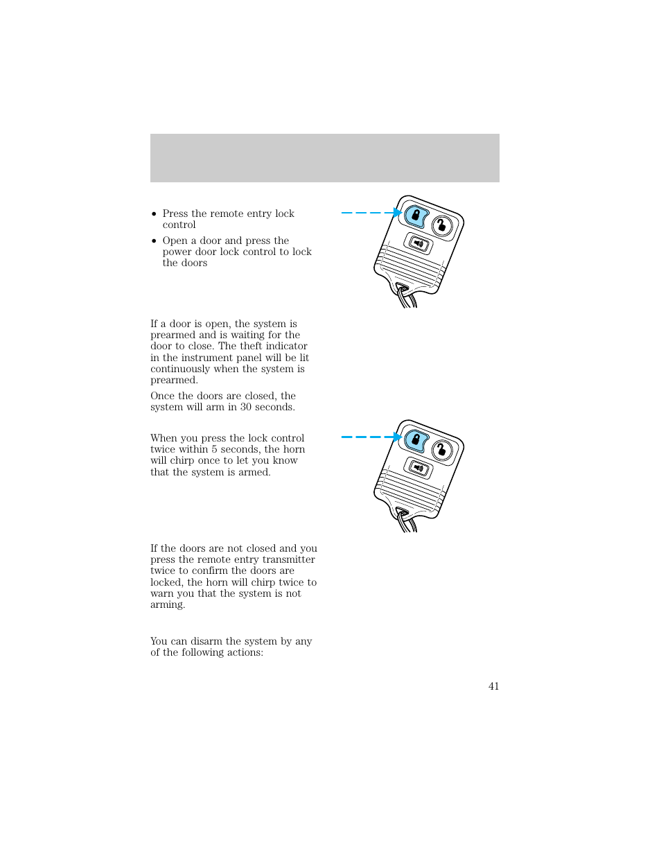 Controls and features | FORD 1998 F-150 User Manual | Page 41 / 219