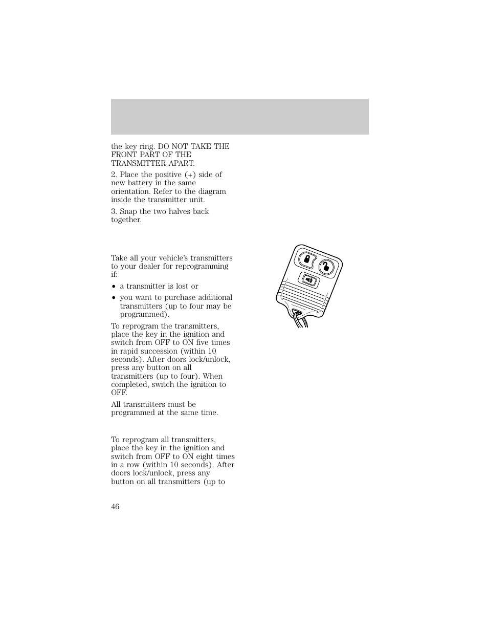 Controls and features | FORD 1998 F-150 User Manual | Page 46 / 219