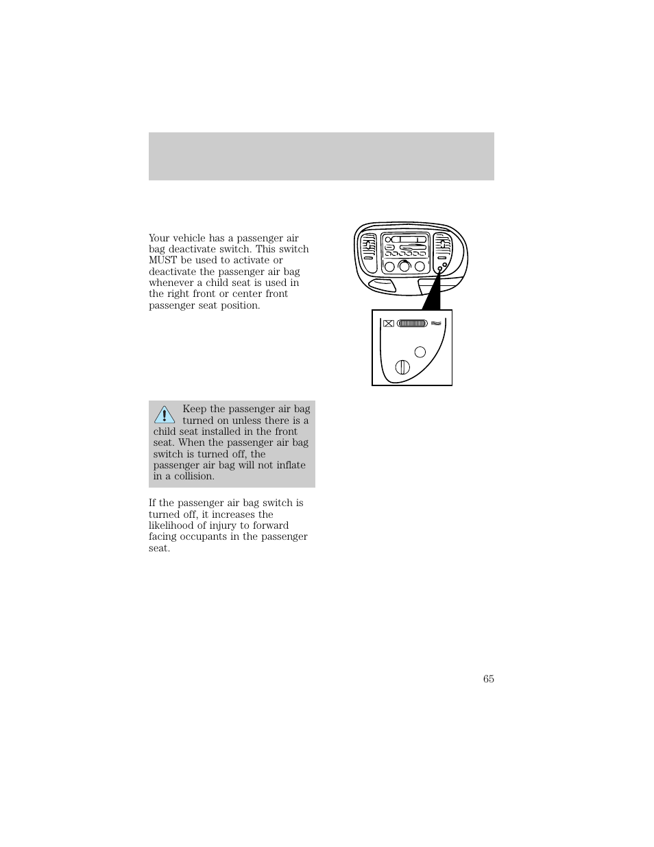 Seating and safety restraints | FORD 1998 F-150 User Manual | Page 65 / 219