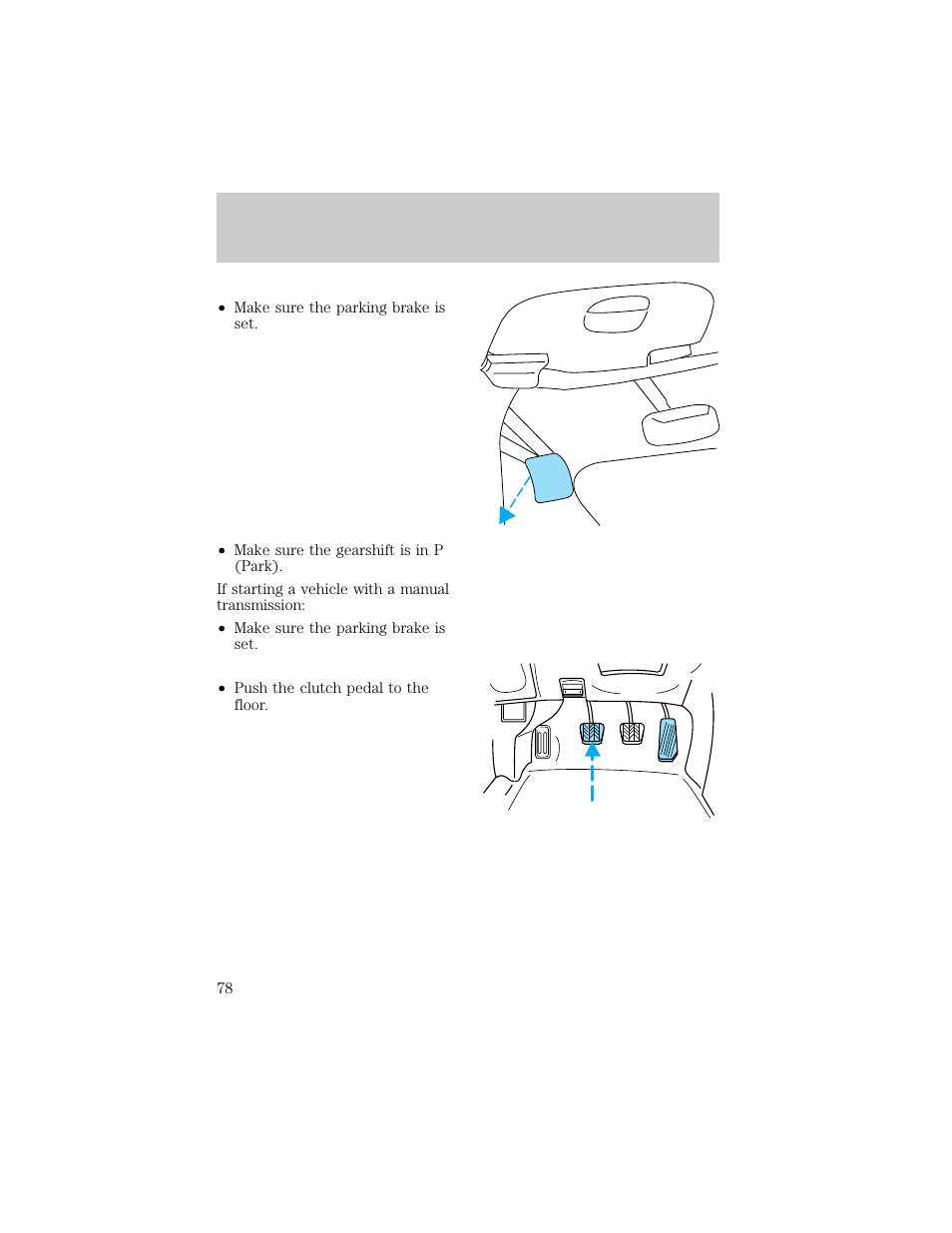 Starting | FORD 1998 F-150 User Manual | Page 78 / 219