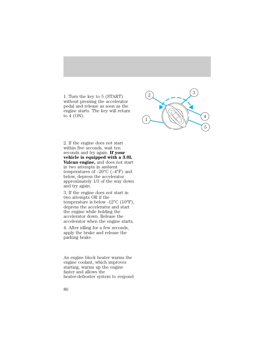 Starting | FORD 1998 F-150 User Manual | Page 80 / 219