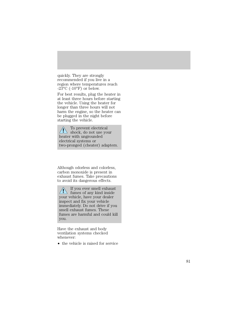 Starting | FORD 1998 F-150 User Manual | Page 81 / 219