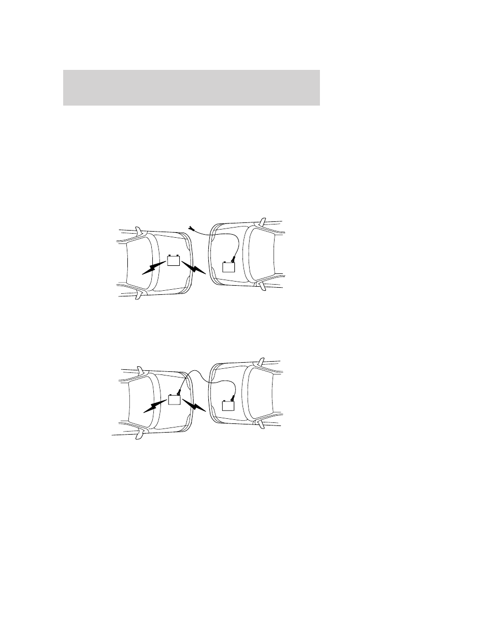 Connecting the jumper cables, Roadside emergencies | FORD 2006 Crown Victoria User Manual | Page 203 / 272