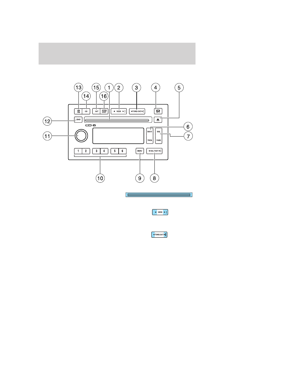 Am/fm stereo with cassette and in-dash six cd, Entertainment systems | FORD 2006 Crown Victoria User Manual | Page 30 / 272