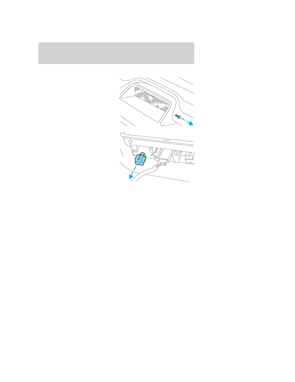 Replacing high-mount brakelamp bulbs, Lights | FORD 2006 Crown Victoria User Manual | Page 50 / 272