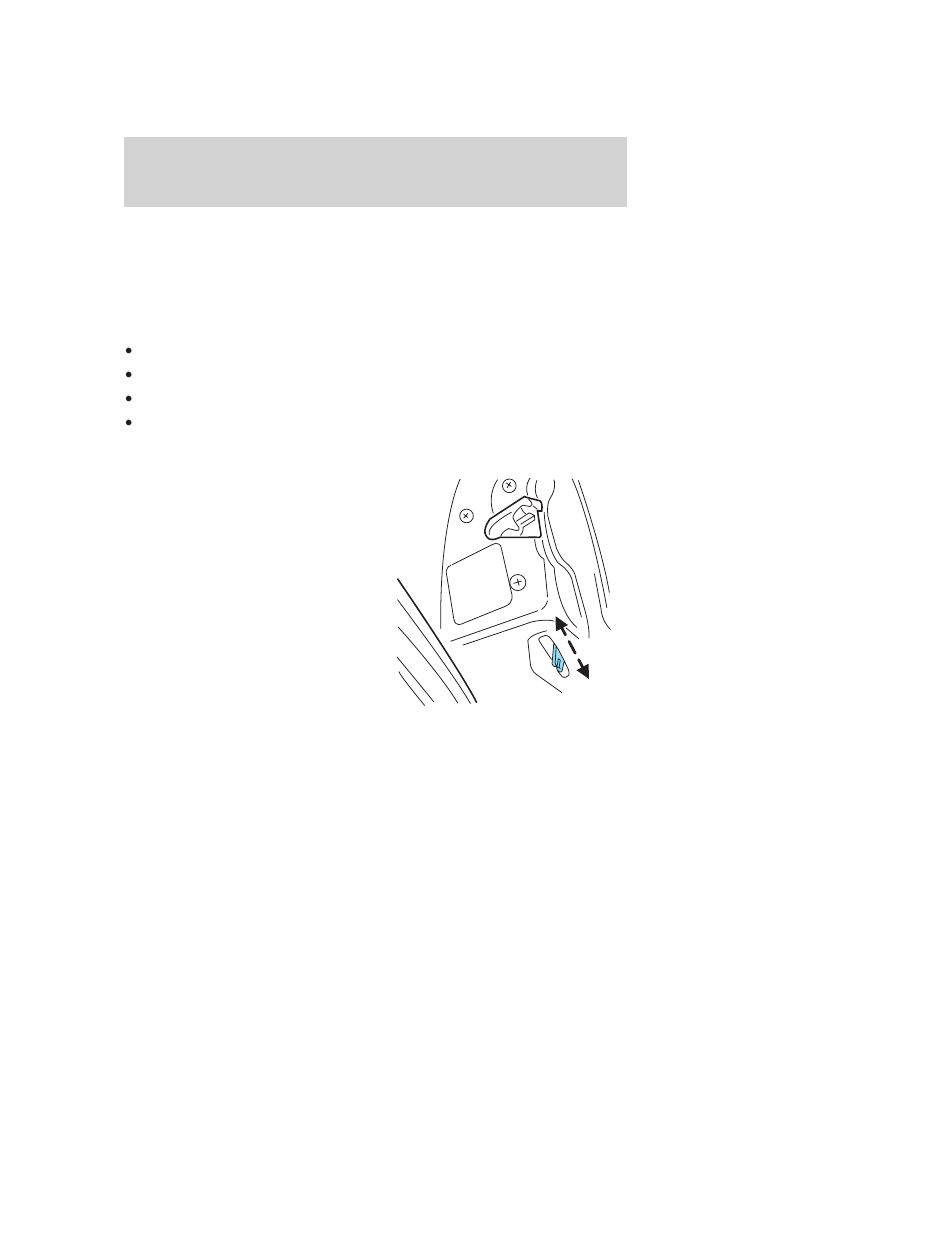 Smart locks (if equipped), Childproof door locks, Interior luggage compartment release | Locks and security | FORD 2006 Crown Victoria User Manual | Page 84 / 272