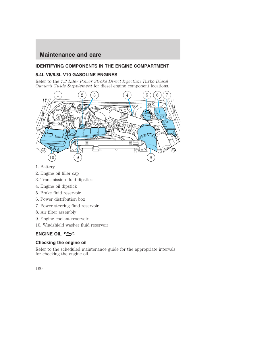 Maintenance and care | FORD 2000 Excursion User Manual | Page 160 / 232