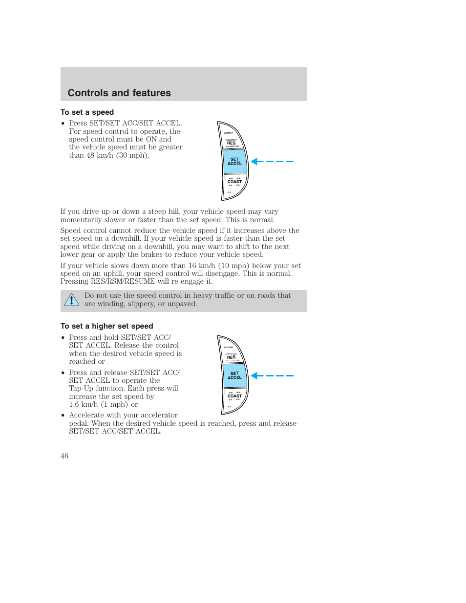 Controls and features | FORD 2000 Excursion User Manual | Page 46 / 232