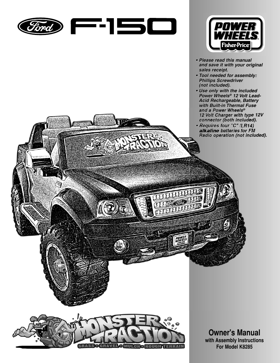 FORD F-150 K8285 User Manual | 28 pages