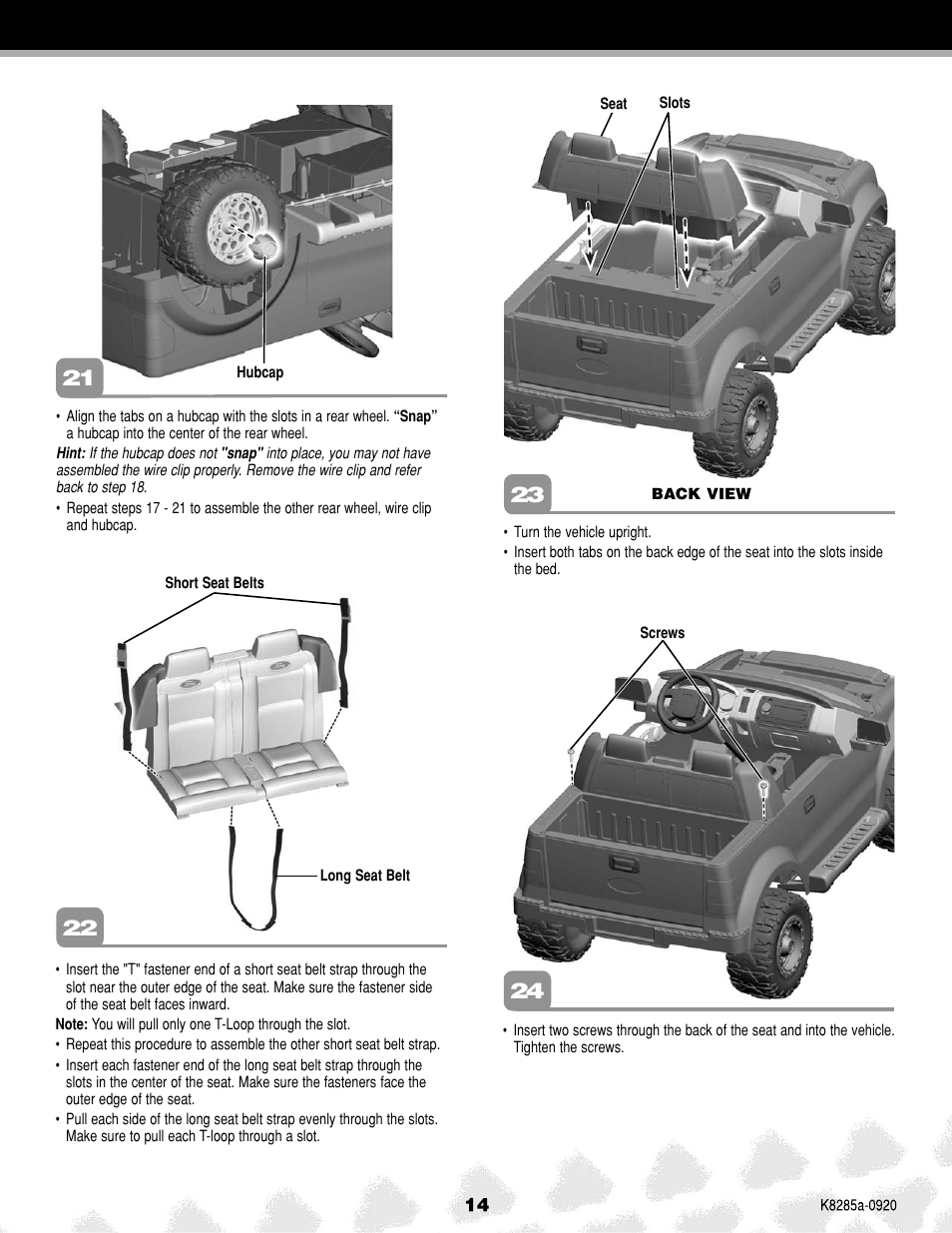 FORD F-150 K8285 User Manual | Page 14 / 28