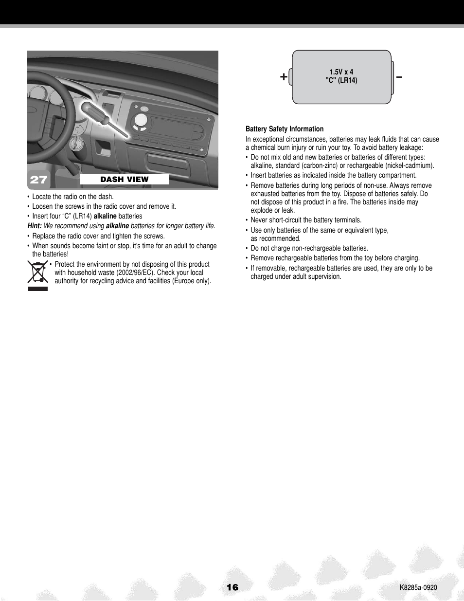 FORD F-150 K8285 User Manual | Page 16 / 28