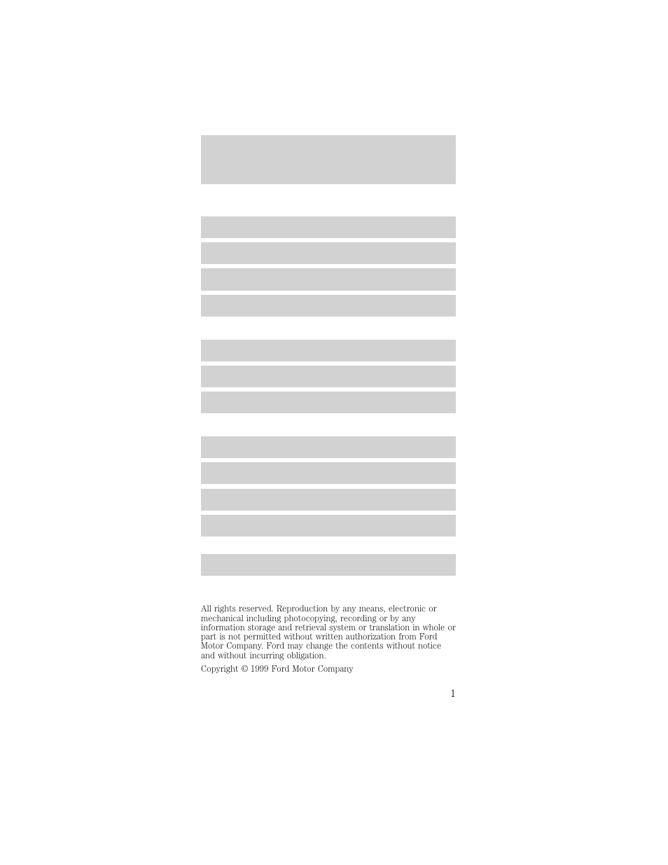 FORD 2000 Mustang User Manual | 224 pages