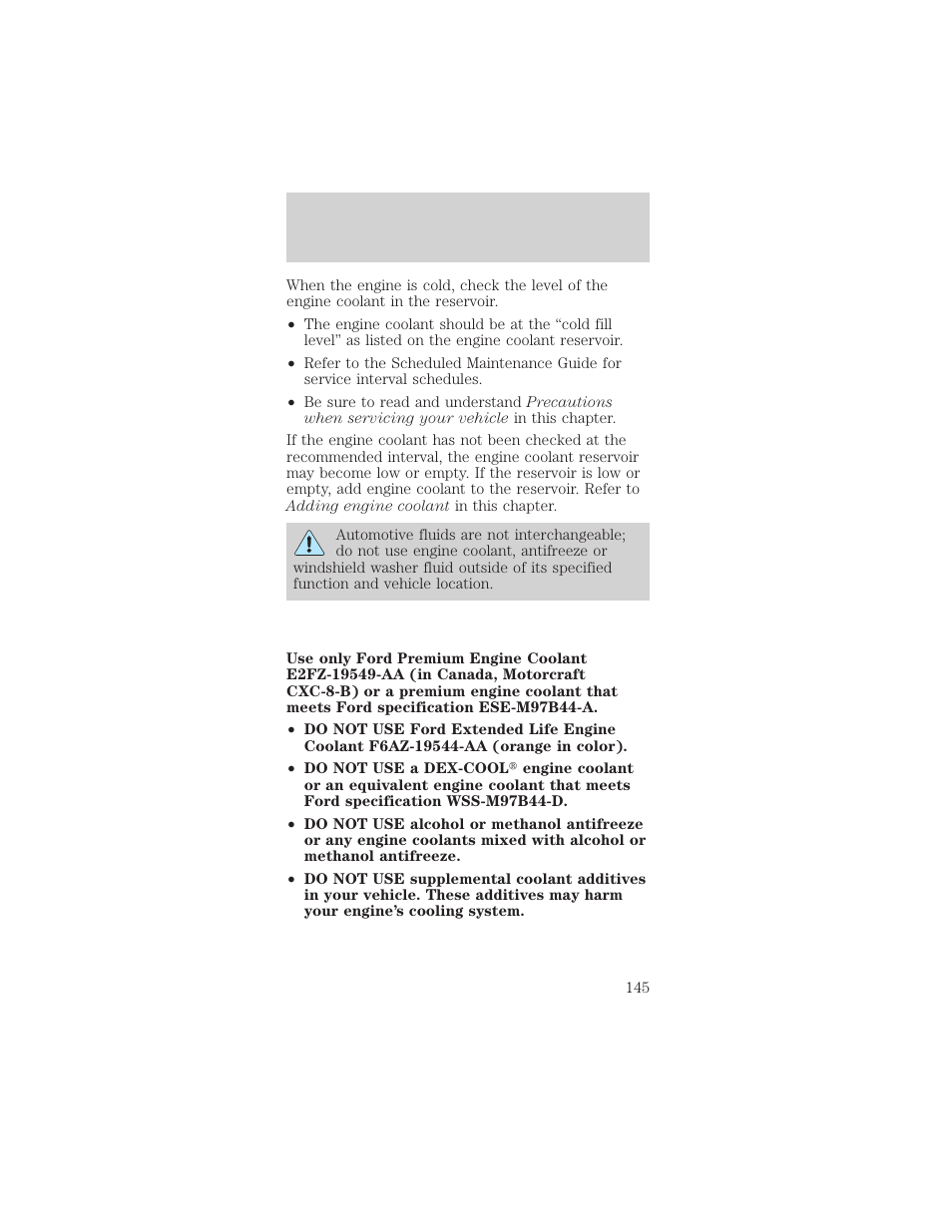 Maintenance and care | FORD 2000 Mustang User Manual | Page 145 / 224