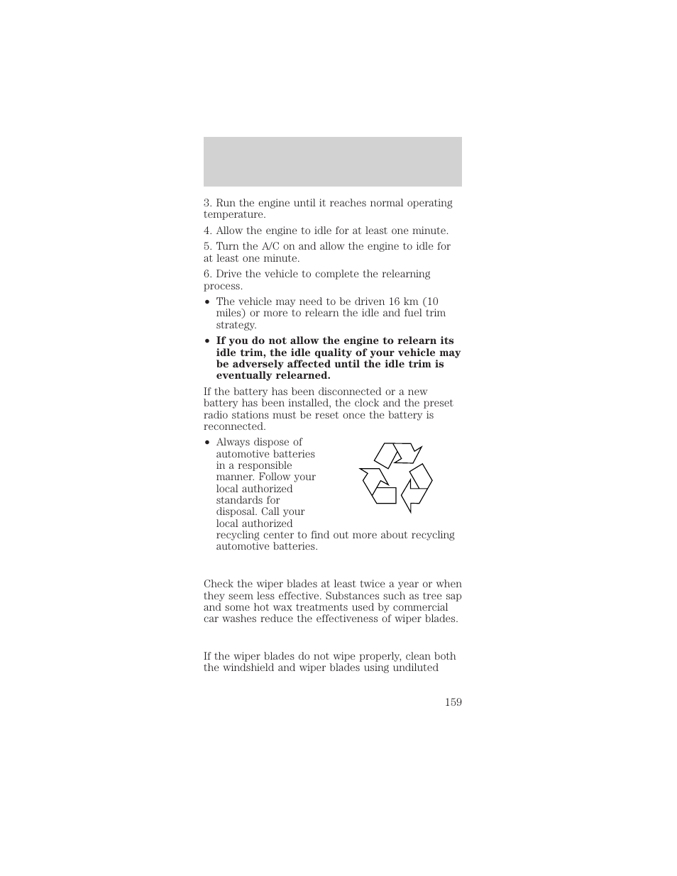 Maintenance and care | FORD 2000 Mustang User Manual | Page 159 / 224