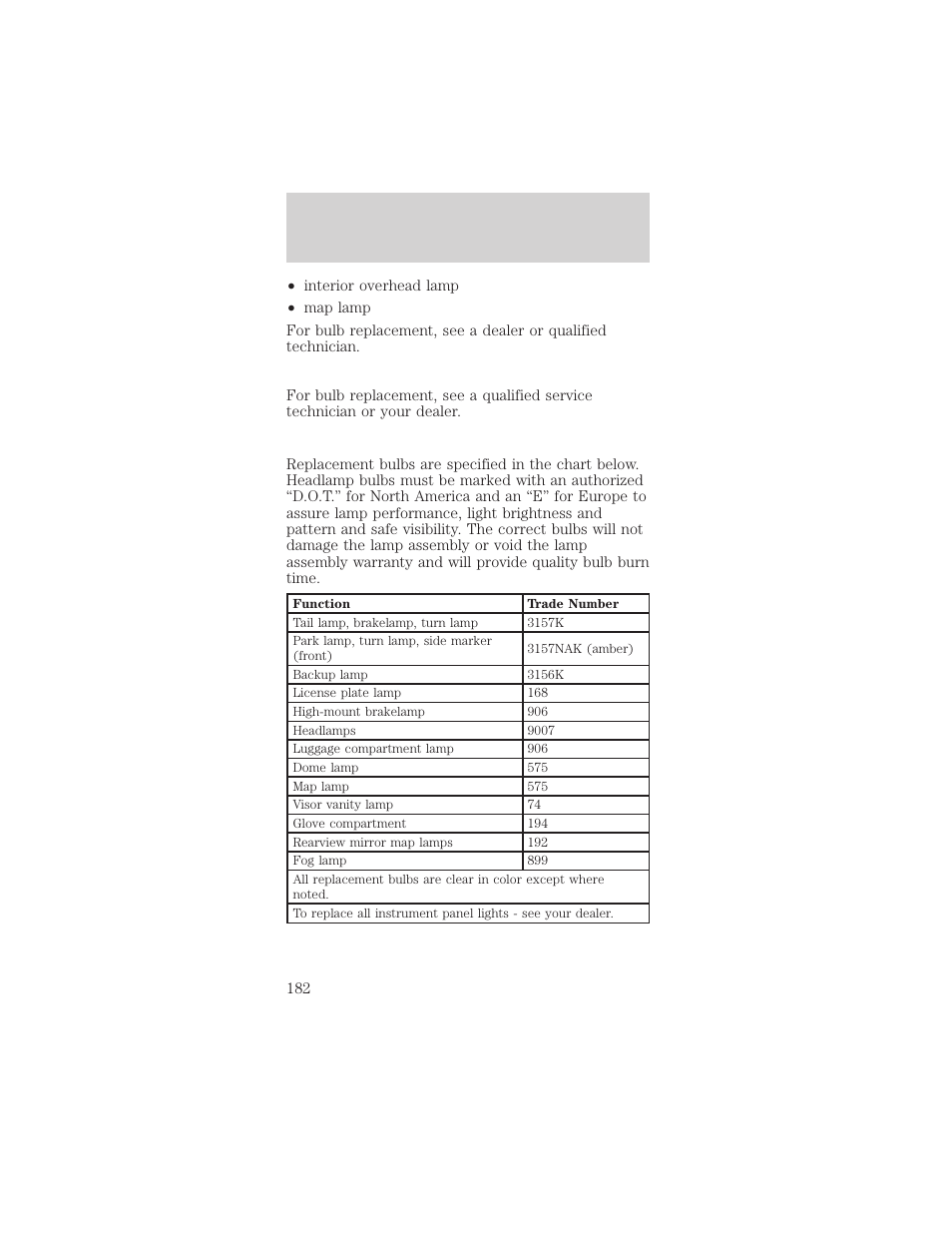 Maintenance and care | FORD 2000 Mustang User Manual | Page 182 / 224