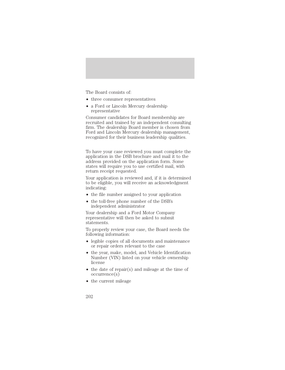 Customer assistance | FORD 2000 Mustang User Manual | Page 202 / 224