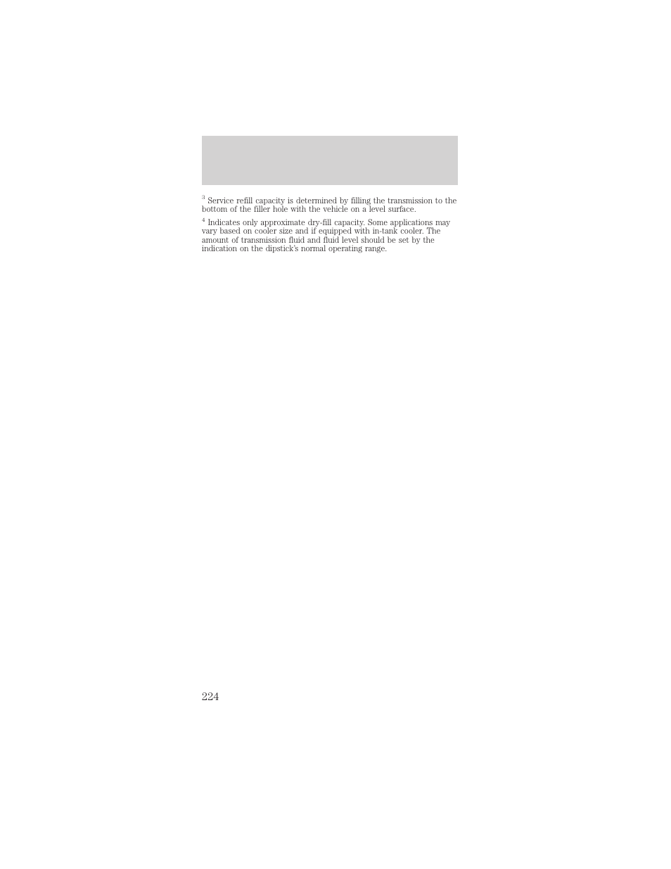 Filling station information | FORD 2000 Mustang User Manual | Page 224 / 224
