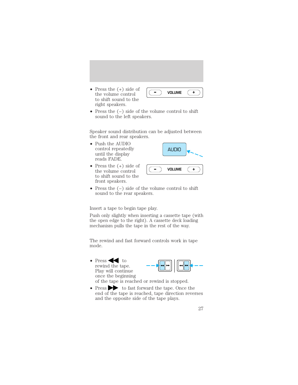 Controls and features | FORD 2000 Mustang User Manual | Page 27 / 224