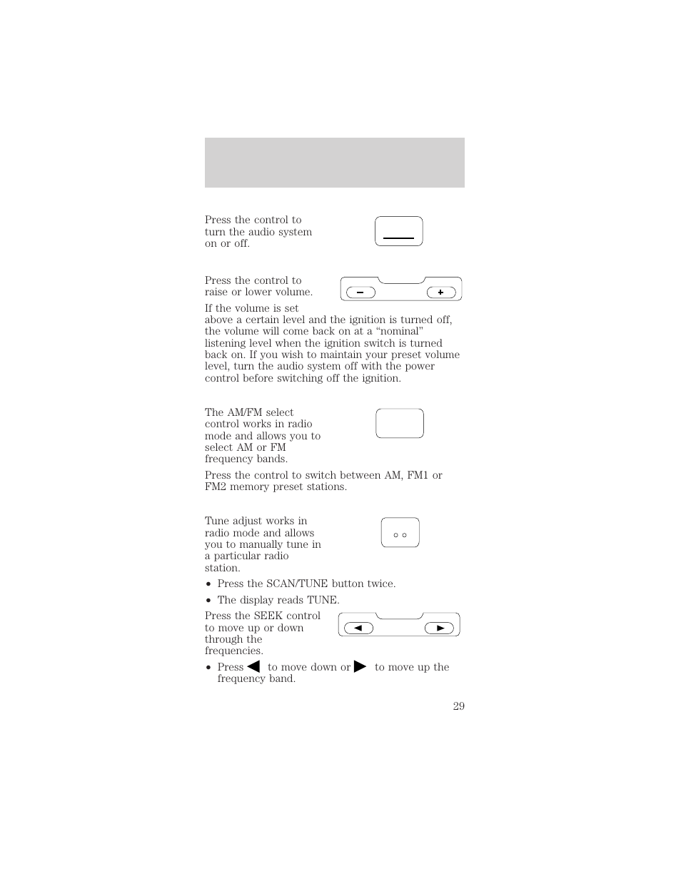 Controls and features | FORD 2000 Mustang User Manual | Page 29 / 224