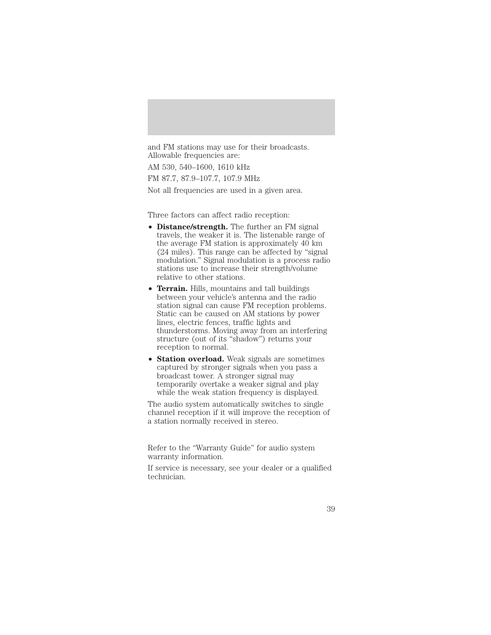 Controls and features | FORD 2000 Mustang User Manual | Page 39 / 224