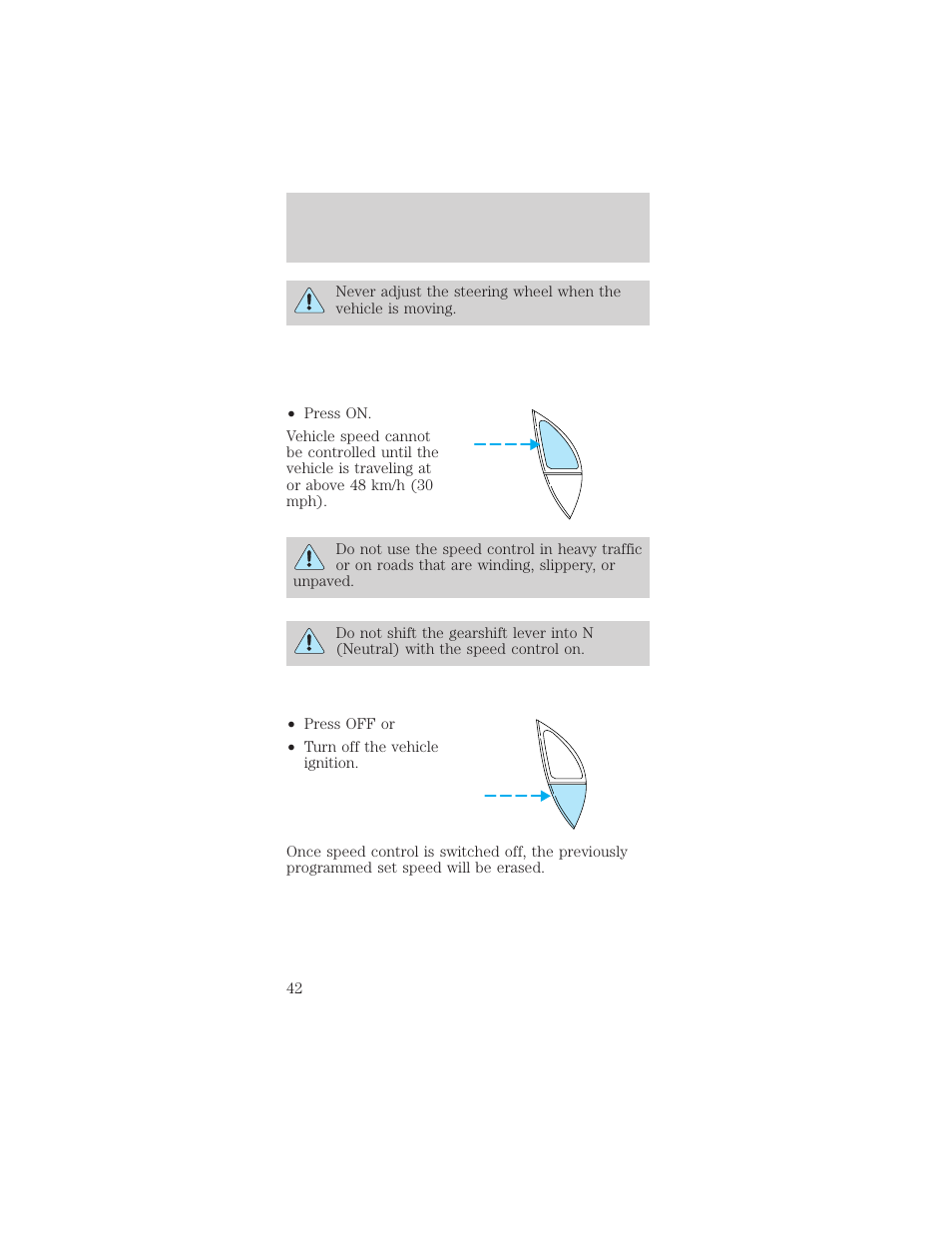 Controls and features | FORD 2000 Mustang User Manual | Page 42 / 224