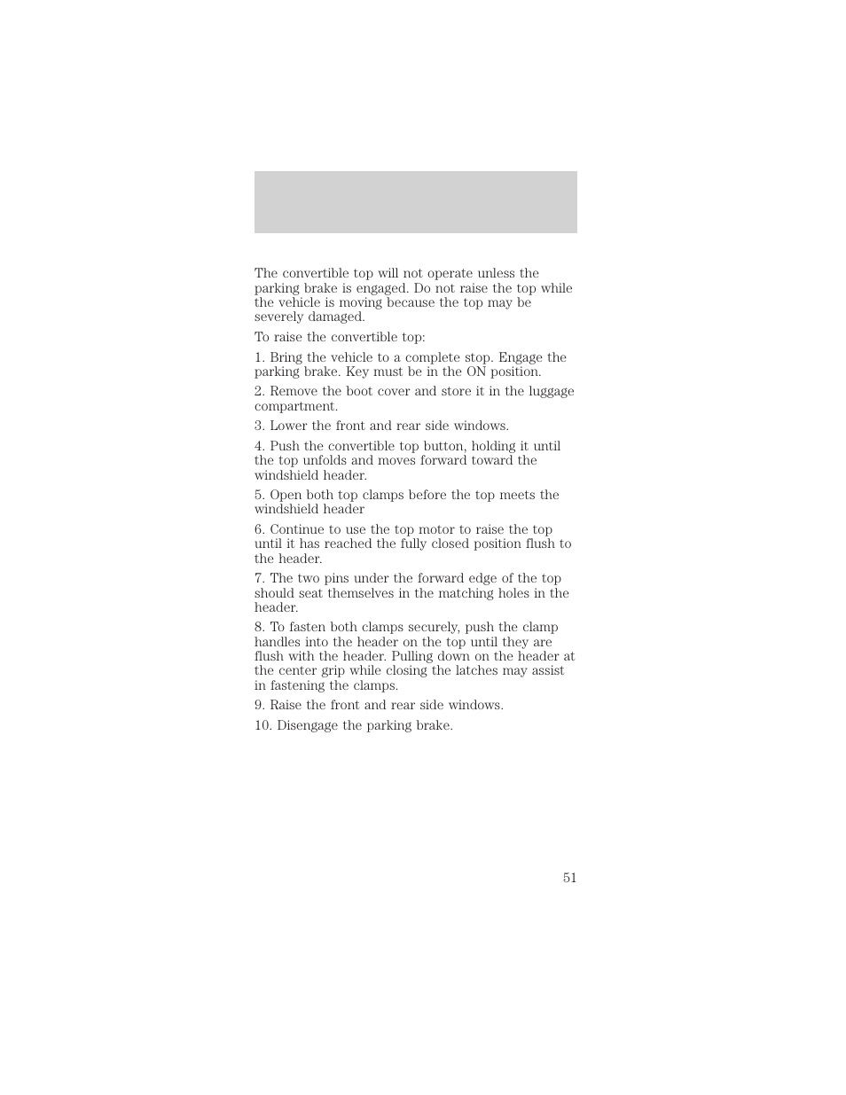 Controls and features | FORD 2000 Mustang User Manual | Page 51 / 224