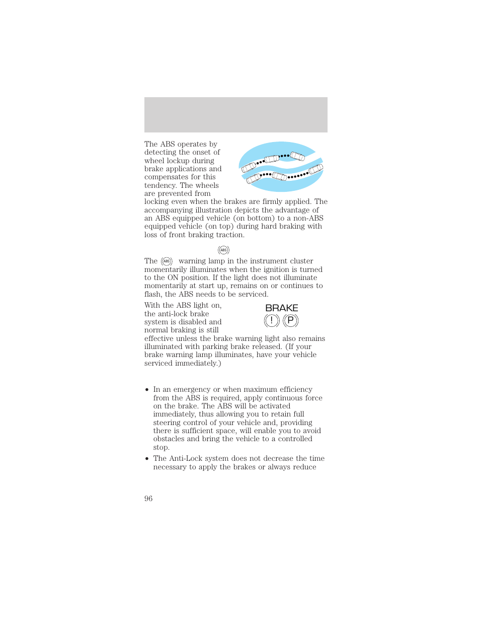 Driving | FORD 2000 Mustang User Manual | Page 96 / 224