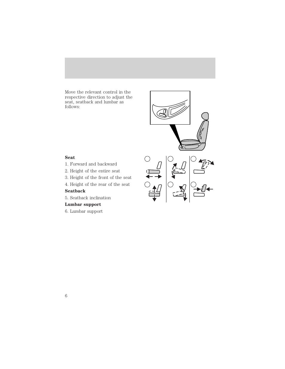 Svt contour specific features | FORD 2000 Contour User Manual | Page 6 / 16