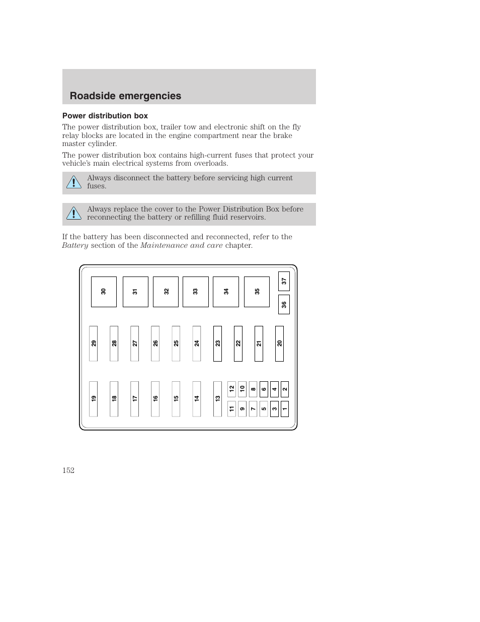 Roadside emergencies | FORD F-250 User Manual | Page 152 / 256