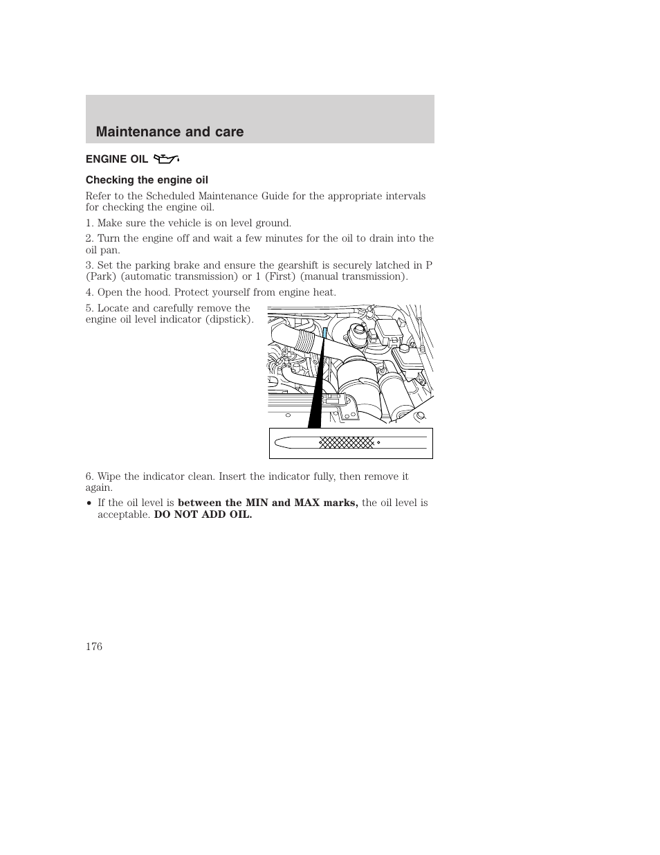 Maintenance and care | FORD F-250 User Manual | Page 176 / 256