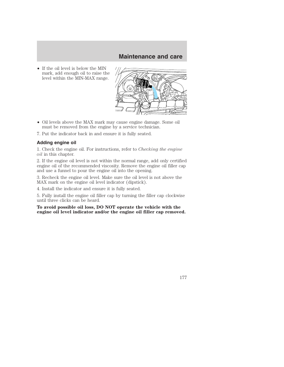 Maintenance and care | FORD F-250 User Manual | Page 177 / 256