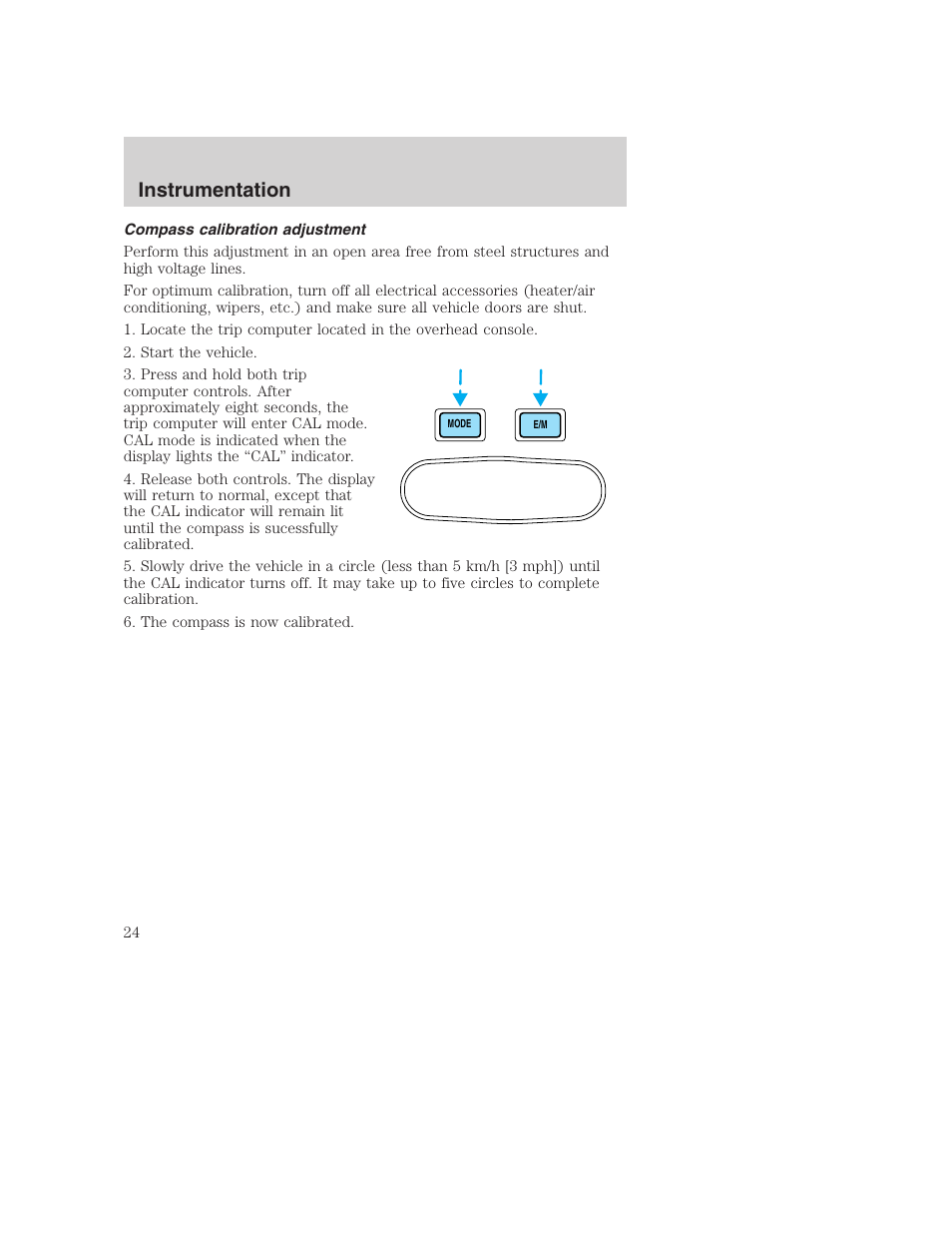 Instrumentation | FORD F-250 User Manual | Page 24 / 256