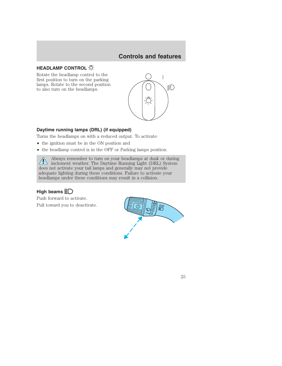 Controls and features | FORD F-250 User Manual | Page 25 / 256