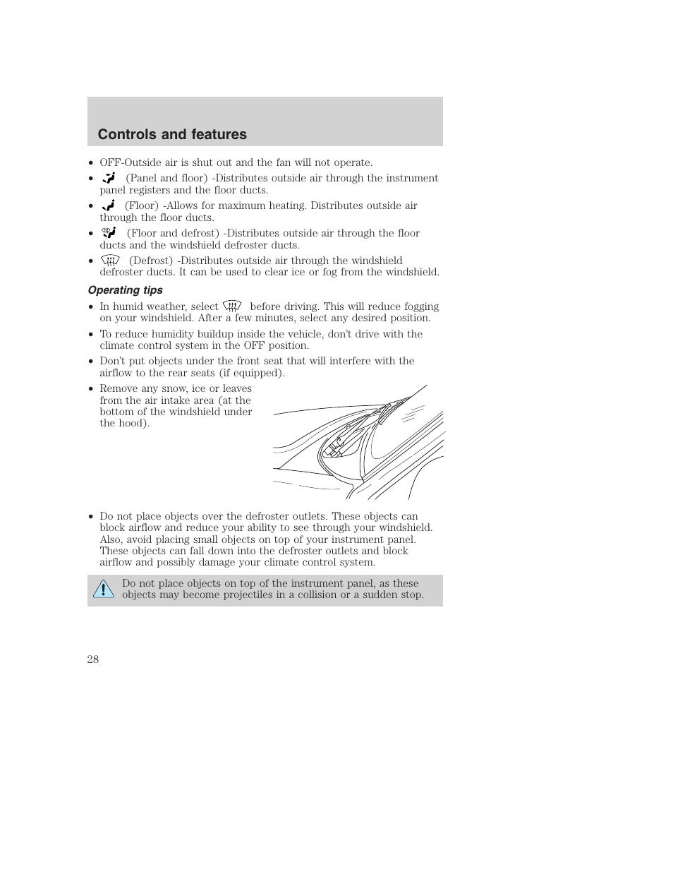 Controls and features | FORD F-250 User Manual | Page 28 / 256