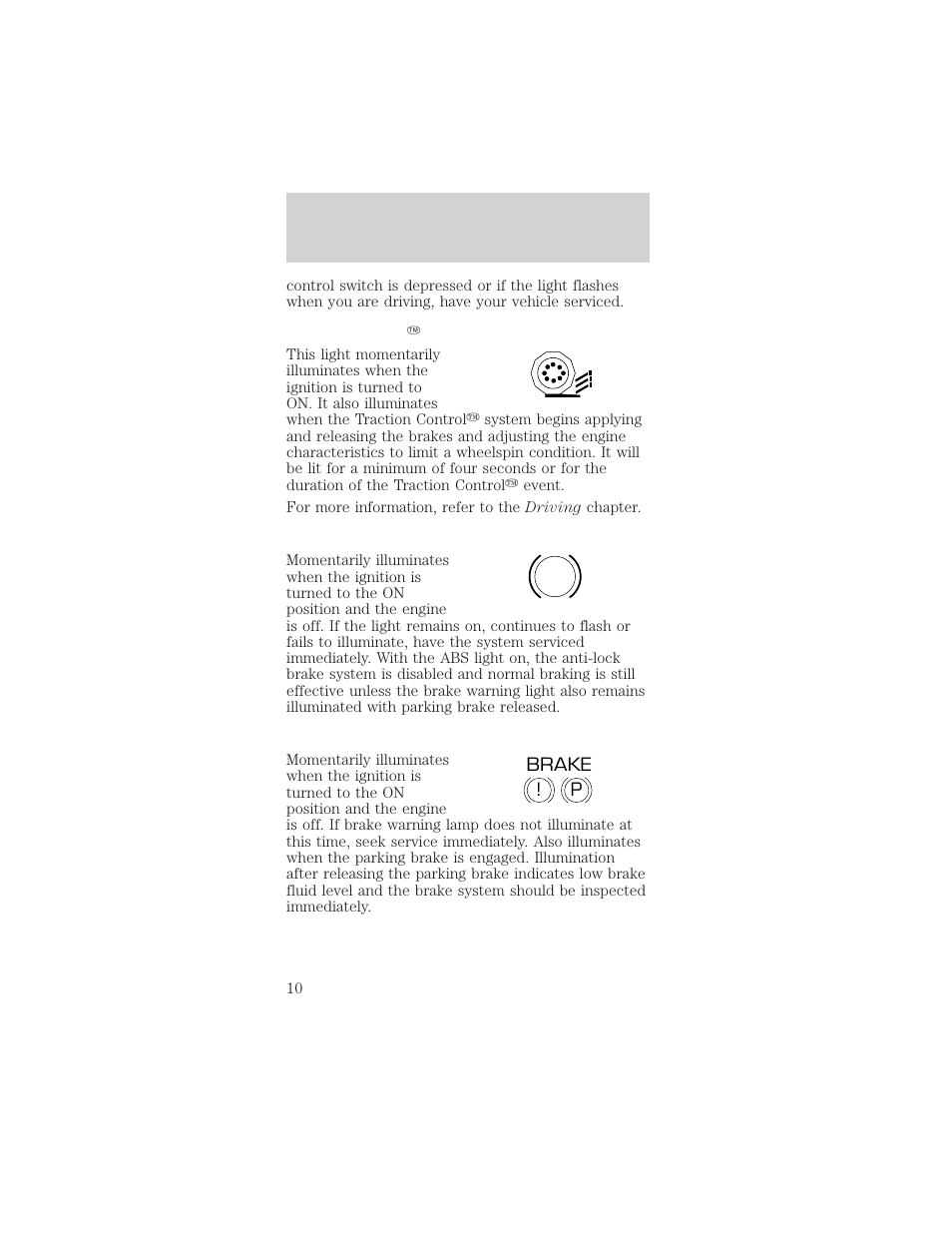 Instrumentation | FORD 1998 Mustang User Manual | Page 10 / 192