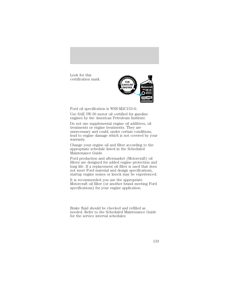 Maintenance and care | FORD 1998 Mustang User Manual | Page 133 / 192