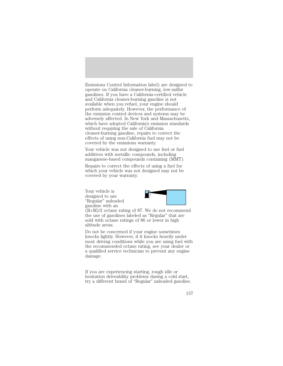 FORD 1998 Mustang User Manual | Page 157 / 192