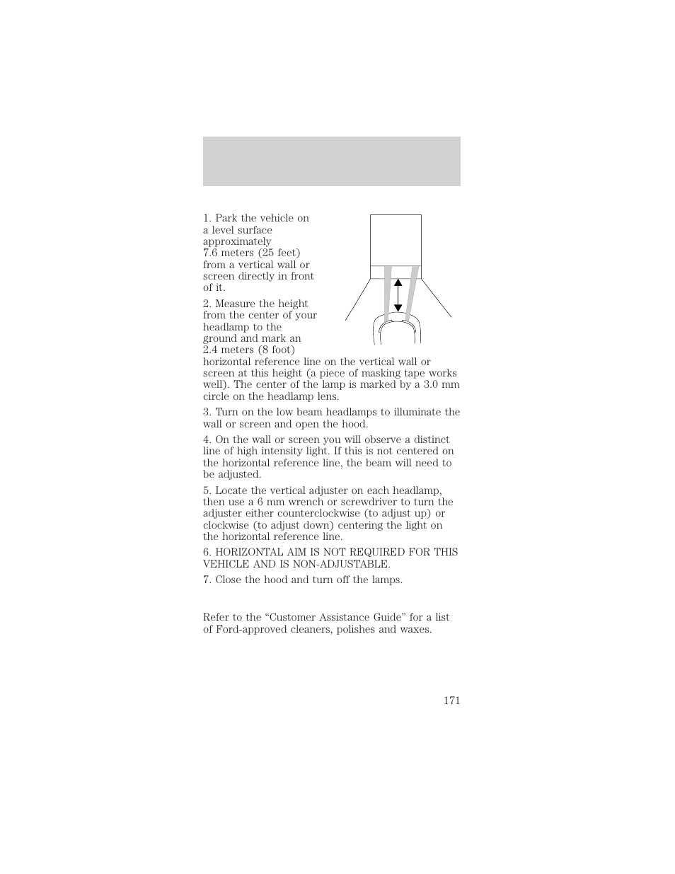 Maintenance and care | FORD 1998 Mustang User Manual | Page 171 / 192