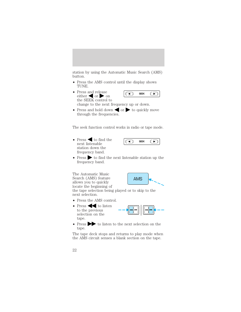 Controls and features | FORD 1998 Mustang User Manual | Page 22 / 192