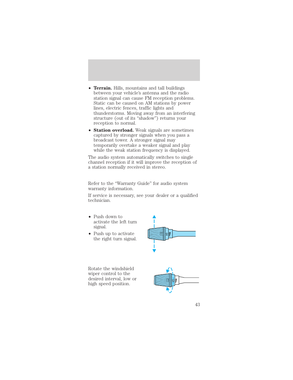 Controls and features | FORD 1998 Mustang User Manual | Page 43 / 192