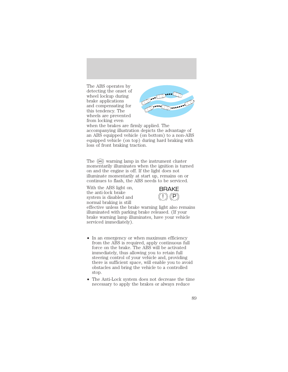 Driving | FORD 1998 Mustang User Manual | Page 89 / 192