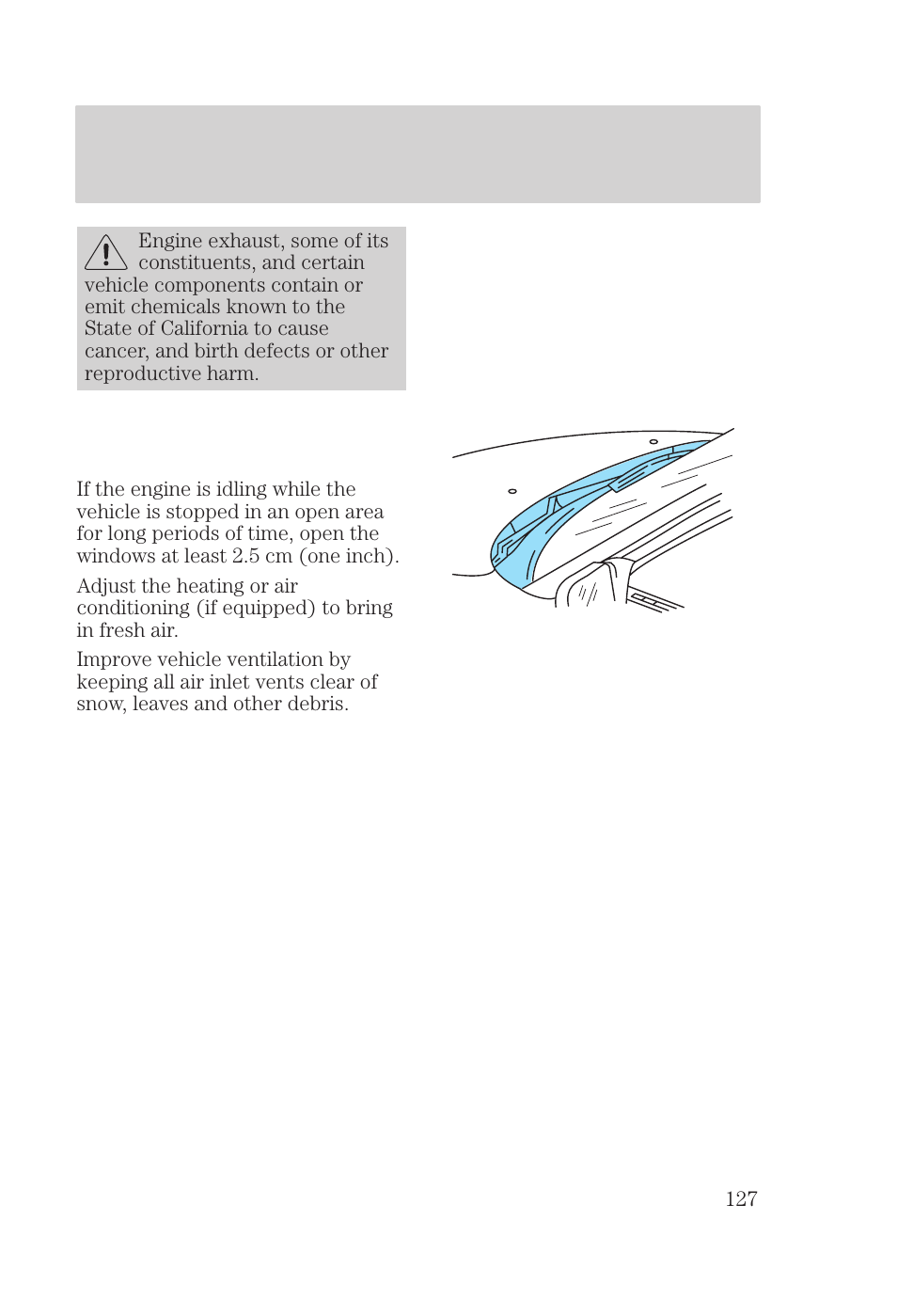 Starting | FORD 2000 Focus User Manual | Page 127 / 280