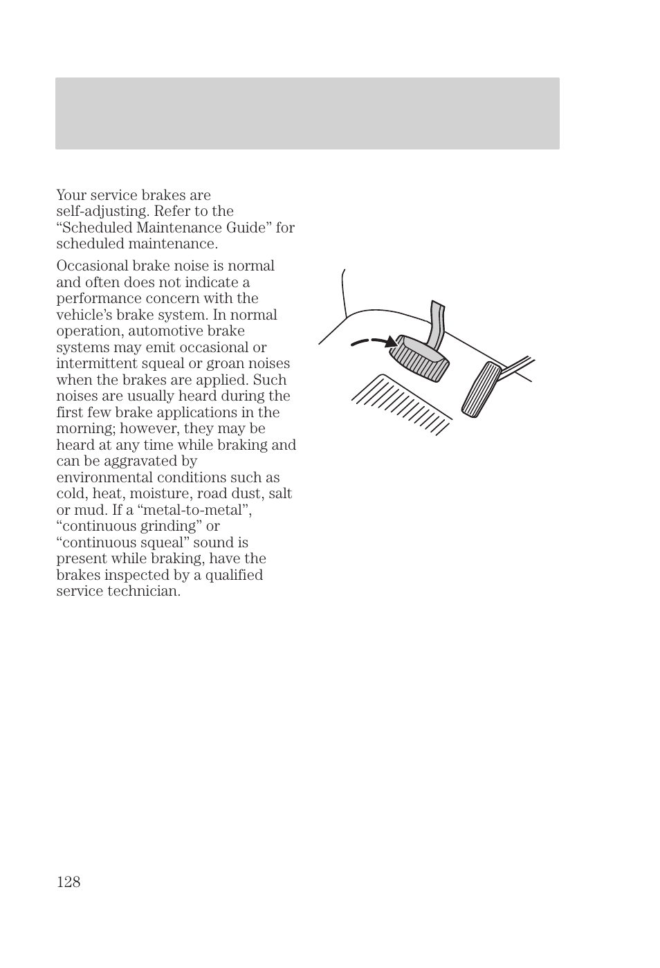 Driving | FORD 2000 Focus User Manual | Page 128 / 280